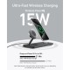 Зарядний пристрій Anker MagGo Wireless Charging Station 15W 3-in-1 Pad Black (B25M1311)
