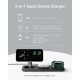 Зарядний пристрій Anker MagGo Wireless Charging Station 15W 3-in-1 Pad Black (B25M1311)
