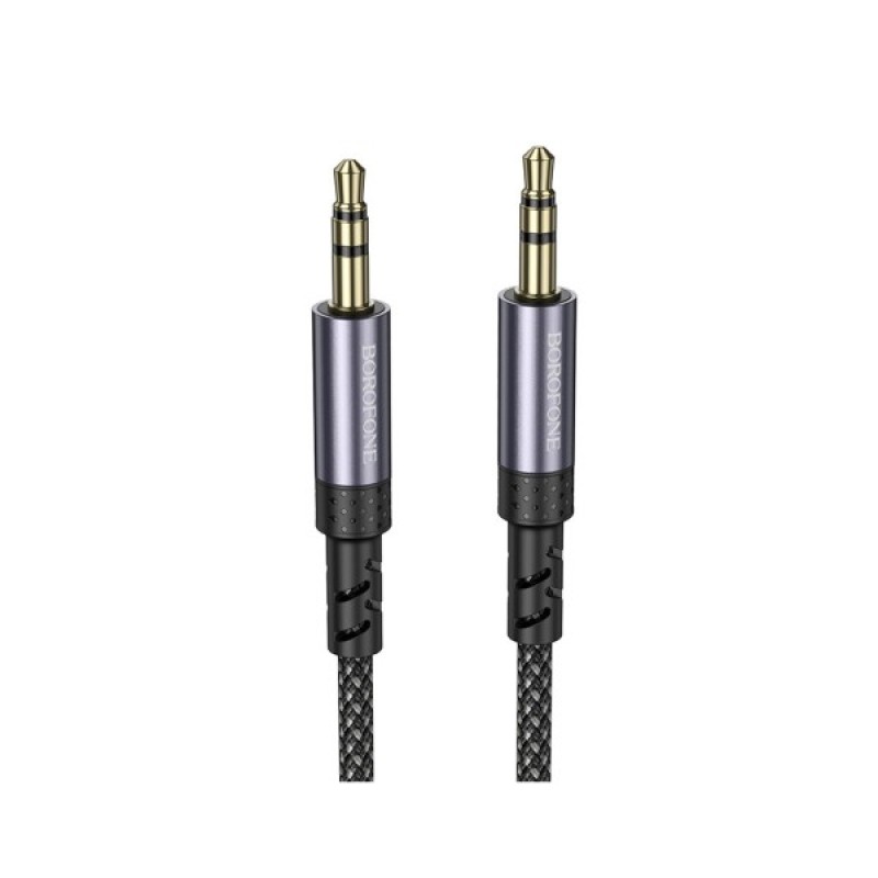 Кабель мультимедійний 3.5mm M to 3.5mm M grey BOROFONE (6941991118968)