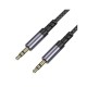 Кабель мультимедійний 3.5mm M to 3.5mm M grey BOROFONE (6941991118968)