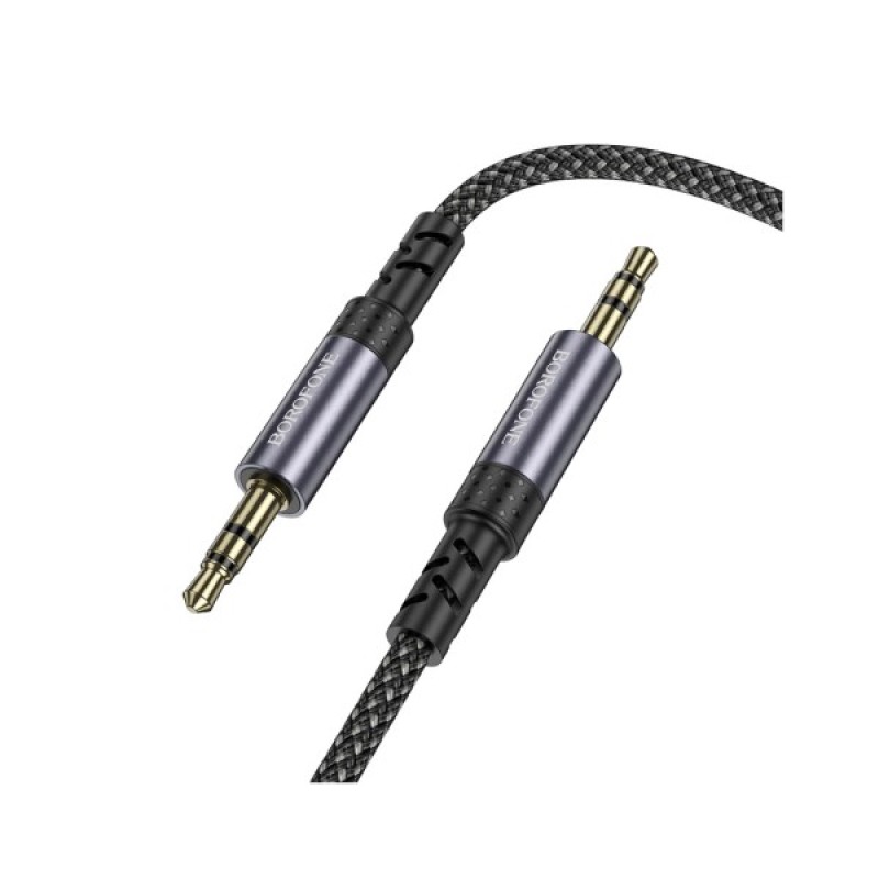 Кабель мультимедійний 3.5mm M to 3.5mm M grey BOROFONE (6941991118968)