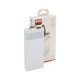 Батарея універсальна XO 20000mAh, PD/20W, QC/22.5W, flashlight, Micro-USB, Type-C, USB-A*2, white (XO-PR129W / 29304)