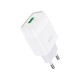 Зарядний пристрій HOCO C72Q Glorious USB QC3.0 18W White (6931474732514)