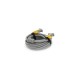 Кабель мультимедійний VGA M to VGA M 5.0m 1080P grey-yellow Merlion (YT-VGA(M)/(M)3+6GR-5m)
