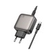 Зарядний пристрій BOROFONE BAS56A Absolute 2xUSB-C + 1xUSB-A PD45W + cable USB-C to USB-C Black (6941991116278)