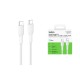 Дата кабель USB-C to USB-C 1.0m 240W white Belkin (CAB025HQ1MWH)