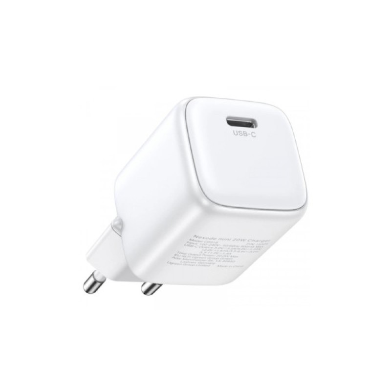 Зарядний пристрій Ugreen CD319 Nexode Mini USB-C PD30W GaN White (15326)