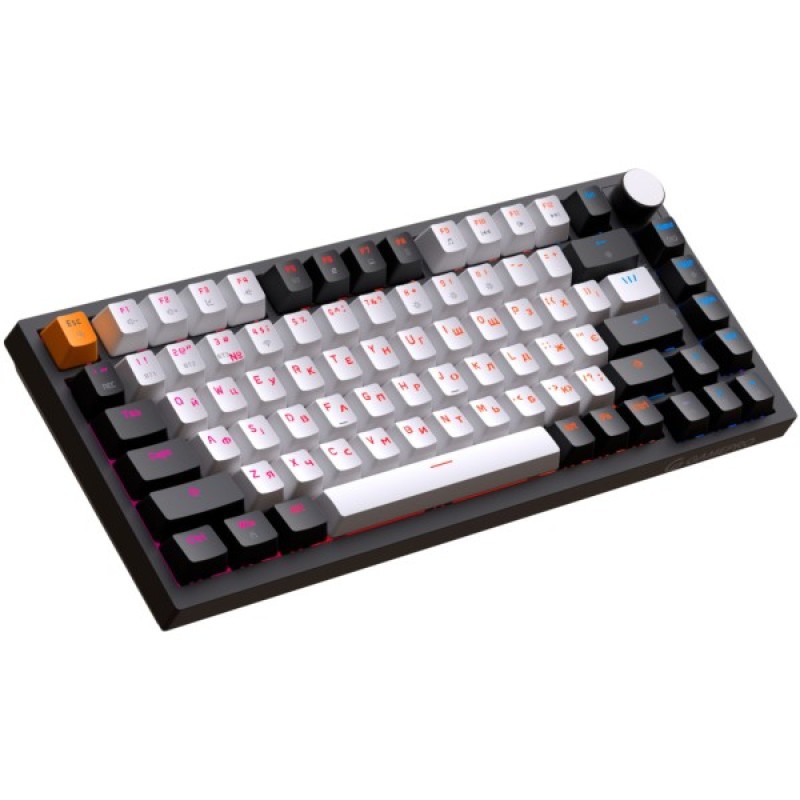 Клавіатура GamePro Asgard Valhalla MK160B Pro 75 RGB Wireless/Bluetooth/USB Black (MK160B Pro)