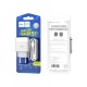 Зарядний пристрій HOCO C73A Glorious 2xUSB + cable Micro 5P 12W White (6931474713063)