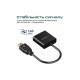 Перехідник HDMI to VGA black Promate (prolink-h2v.black)