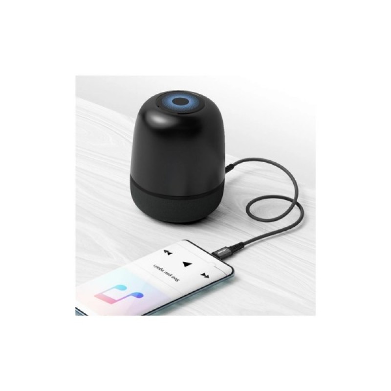 Кабель мультимедійний USB-C to 3.5mm M 1.2m black Acefast (6974316280620)