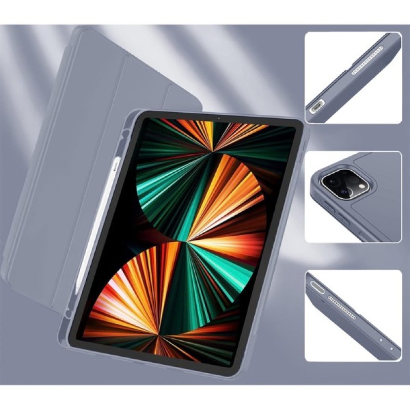 Чохол до планшета BeCover Tri Fold Hard TPU Apple iPad Pro 11 2020/2021/2022 Purple (711114)