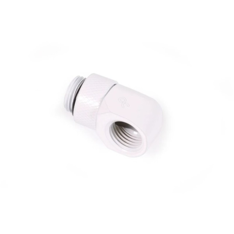 Фітинг для СРО Alphacool Eiszapfen L-connector rotatable - 4pcs Set - White (17619)
