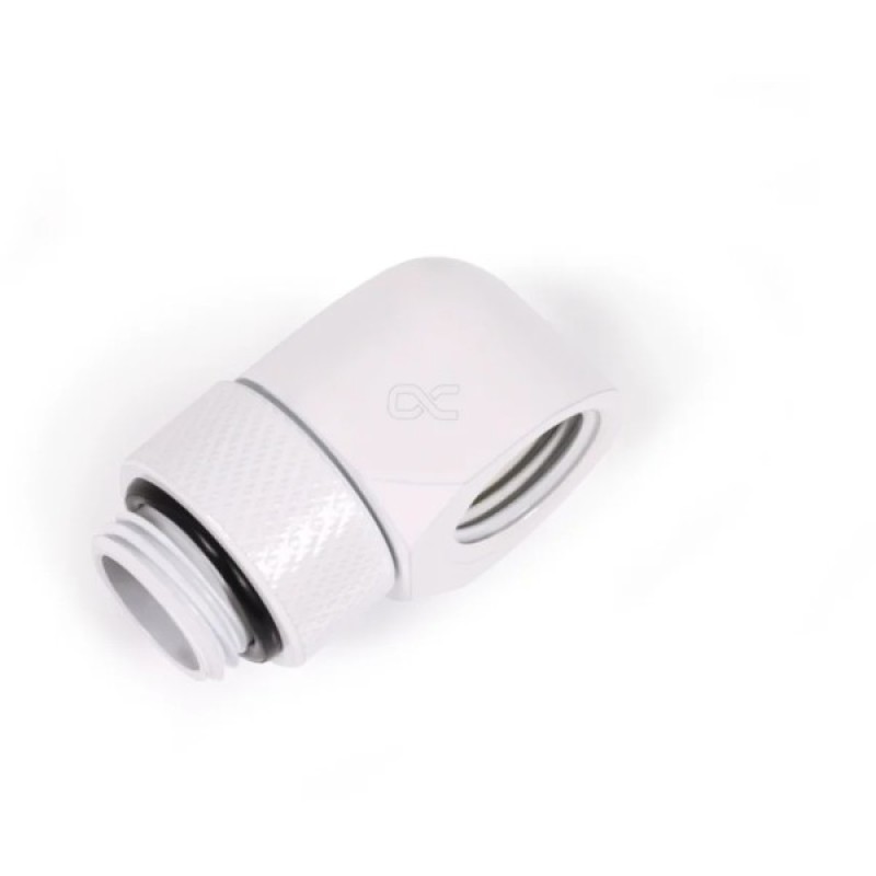 Фітинг для СРО Alphacool Eiszapfen L-connector rotatable - 4pcs Set - White (17619)