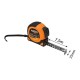 Рулетка Neo Tools Super Black, 7.5мx25мм, з фіксатором змотування, магніт (67-244)