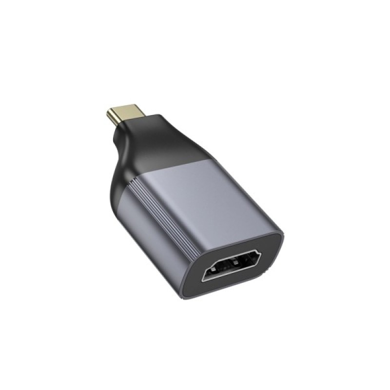 Перехідник USB-C to HDMI F gray HOCO (6942007645584)