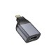 Перехідник USB-C to HDMI F gray HOCO (6942007645584)