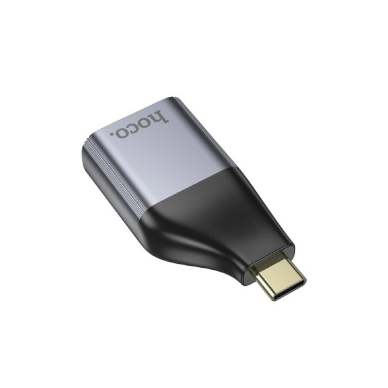 Перехідник USB-C to HDMI F gray HOCO (6942007645584)