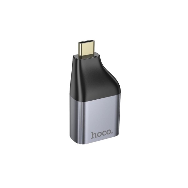 Перехідник USB-C to HDMI F gray HOCO (6942007645584)