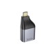 Перехідник USB-C to HDMI F gray HOCO (6942007645584)