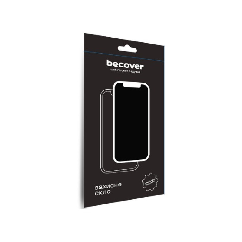 Скло захисне BeCover Apple iPhone 15 Pro Black (710593)