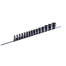 Набір головок Toptul торцевих на планці 1/2" 15шт. 8-32мм (GAAQ1603U)