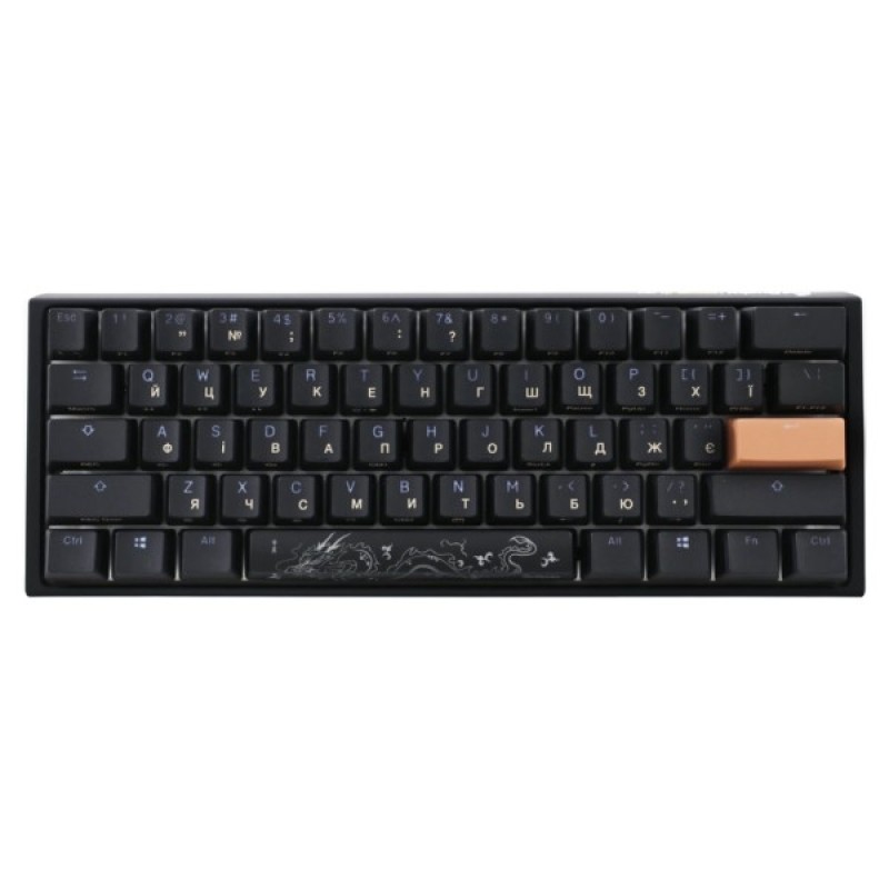 Клавіатура Ducky One 3 Mini Cherry MX Silent Red RGB UA USB Black (DKON2161ST-SUAPXCLAWSC1)
