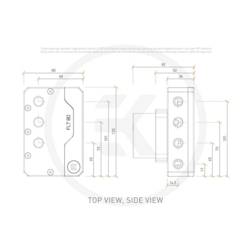 Помпа для СРО Ekwb EK-Quantum Kinetic FLT 80 D5 PWM D-RGB - Plexi (3831109851166)