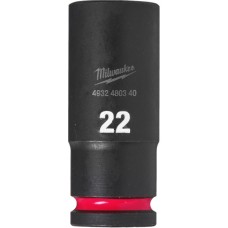 Головка торцева Milwaukee ShW 1/2" 22 мм, довга (4932480340)