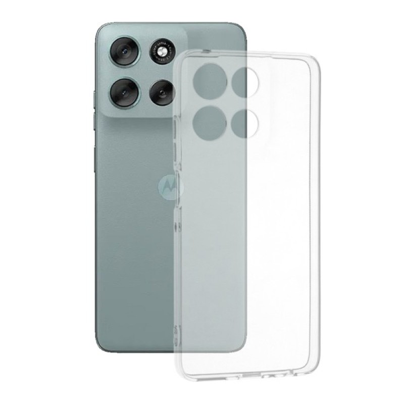 Чохол до мобільного телефона BeCover Silicone Motorola Moto G56 Transparent (713767)