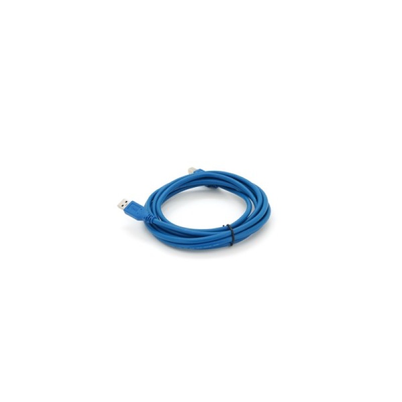 Кабель для принтера USB 3.0 AM/BM 3.0m blue Voltronic (YT-3.0AM\BM-3.0BL)