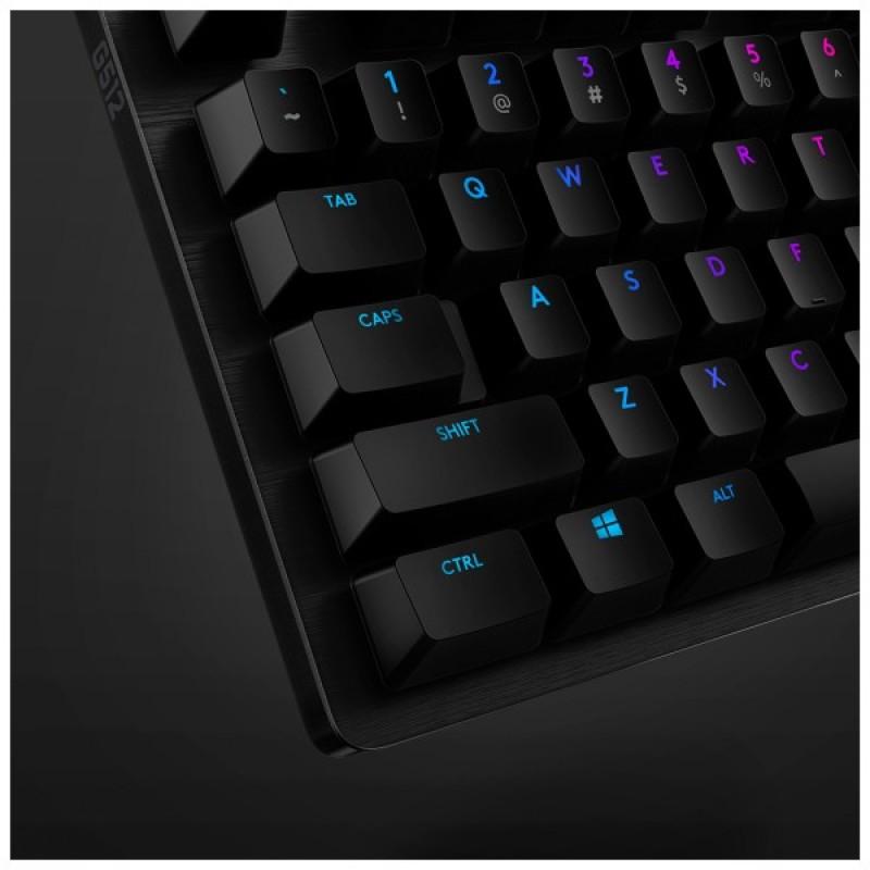 Клавіатура Logitech G512 Lightsync RGB Mechanical GX Red USB UA Carbon (920-009370)