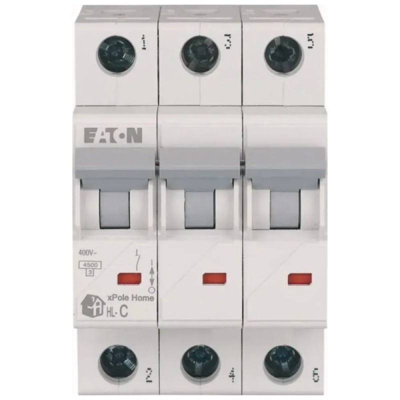 Автоматичний вимикач Eaton 3-п. С 16А HL 4.5кА