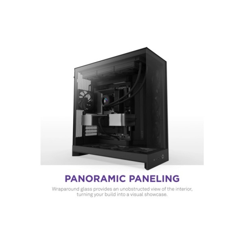 Корпус NZXT H9 Flow Dual-Chamber All Black (CM-H92FB-01)