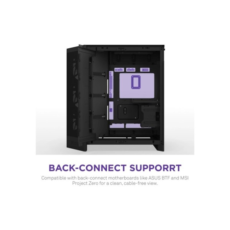 Корпус NZXT H9 Flow Dual-Chamber All Black (CM-H92FB-01)