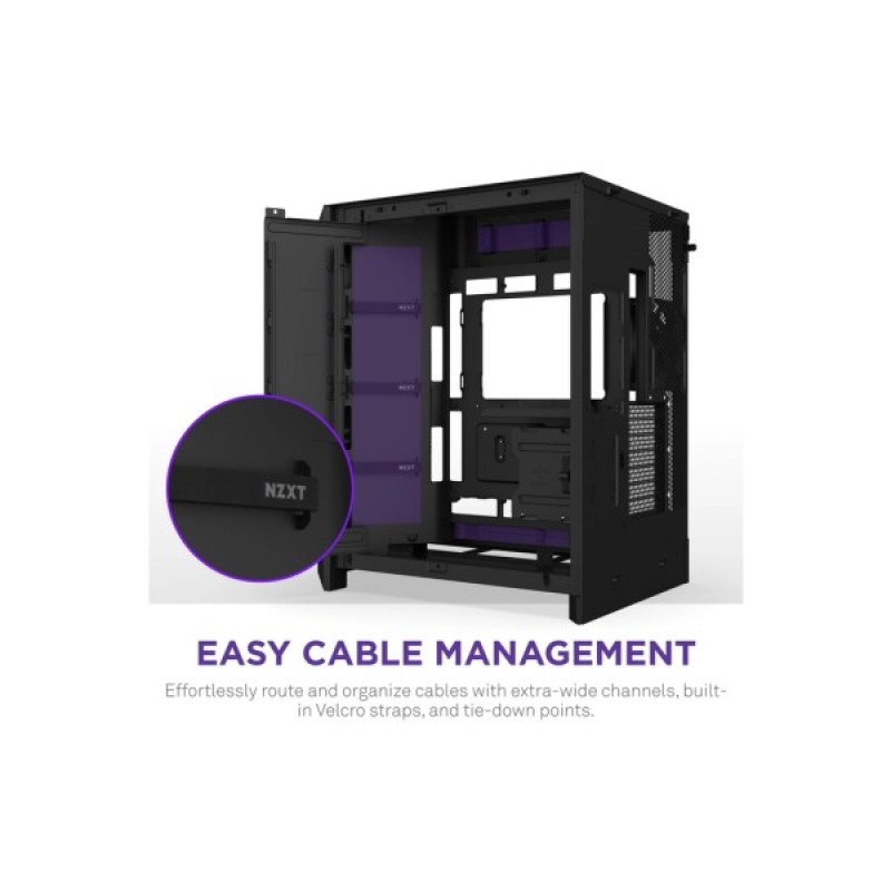 Корпус NZXT H9 Flow Dual-Chamber All Black (CM-H92FB-01)