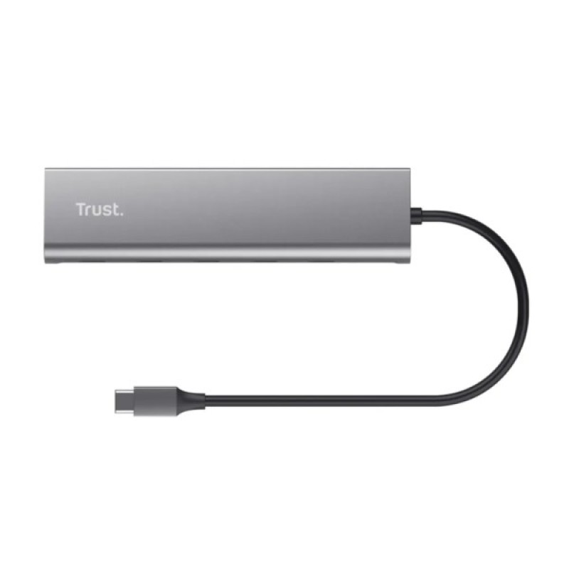 Концентратор Trust USB-C to 5xUSB-C aluminium 0.1m grey (25136_TRUST)