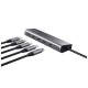 Концентратор Trust USB-C to 5xUSB-C aluminium 0.1m grey (25136_TRUST)