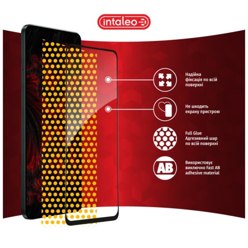 Скло захисне Intaleo Full Glue Oppo A58 4G Black (1283126583490)