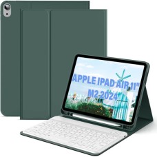 Чохол до планшета BeCover Keyboard Apple iPad Air 11" M2/M3 (2024/2025) Dark Green (711395)