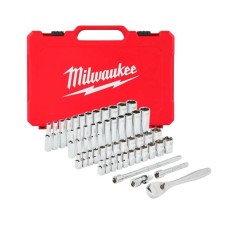 Набір головок Milwaukee 1/4", 50шт, з тріскачкою, кейс (4932464944)