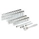 Набір головок Milwaukee 1/4", 50шт, з тріскачкою, кейс (4932464944)