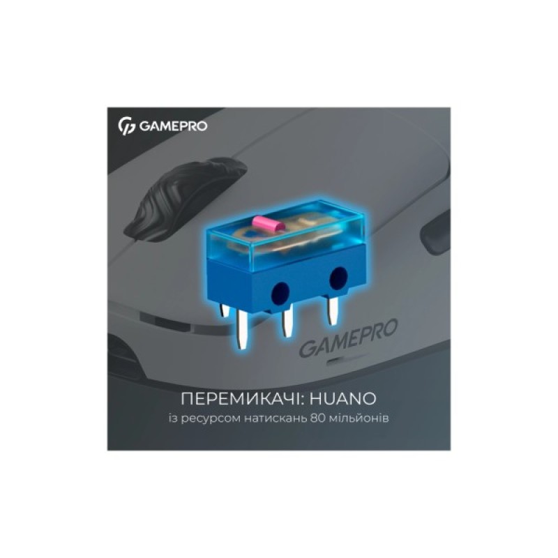 Мишка GamePro Asgard Loki Wireless/USB White (GM022W)