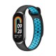 Ремінець до фітнес браслета BeCover Vents Style для Xiaomi Mi Smart Band 10 Black-Blue (713627)