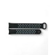 Ремінець до фітнес браслета BeCover Vents Style для Xiaomi Mi Smart Band 10 Black-Blue (713627)