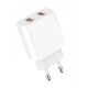 Зарядний пристрій Denmen 2xUSB 2.4A white (DM-DC05-WH)