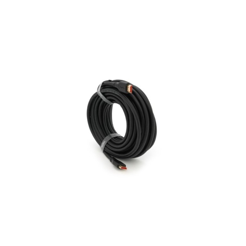 Кабель мультимедійний HDMI M to HDMI M 10.0m V2.0 4K UHD black VEGGIEG (YT-HDMI(M)/(M)HA-10/19716)