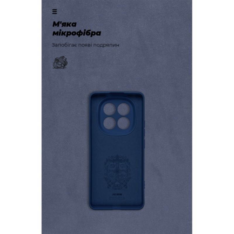 Чохол до мобільного телефона Armorstandart ICON Xiaomi Redmi Note 14 Pro+ 5G Camera cover Dark Blue (ARM79832)