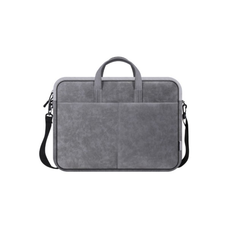 Сумка для ноутбука Defender 15.6" Solid PU gray (26088)