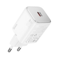 Зарядний пристрій HOCO N40 Mighty USB-C PD20W White (6942007616973)